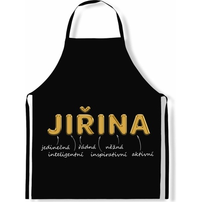 Impar Zástěra Ženská jména Gold Jiřina
