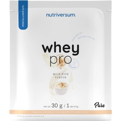 Nutriversum Whey Pro Pure | with N-Zyme System [30 грама] Мляко с ориз