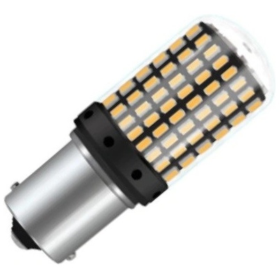 LEDAutozarovky.cz LED P21W BA15S - 144x SMD 3014 12V 21W červená