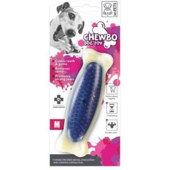 M-PETS Chewbo Bone Clean Dental - Дентална играчка, кокал изпъкнал, размер М 14x4x3 cm, Белгия - 10632417