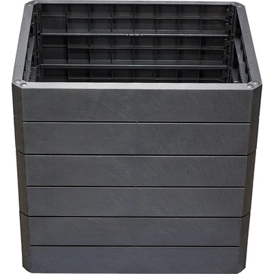 Garantia Ergo Quadro Vysoký záhon Stone M plast 60 x 80 x 75 cm antracit 645166