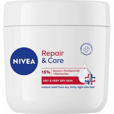 Nivea Hydratačný telový krém Repair & Care 400 ml