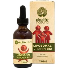 Ekolife Natura Liposomal Vitamin B12 Vanilka Meruňka 60 ml