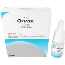 Oftagel 2,5 mg/g gel.oph.3 x 10 g