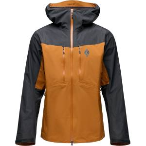 Black Diamond Мъжко водоустойчиво яке Black Diamond Mission Alpine Shell Waterproof jacket - Black / Rye - размер XL (002-4091-0214)