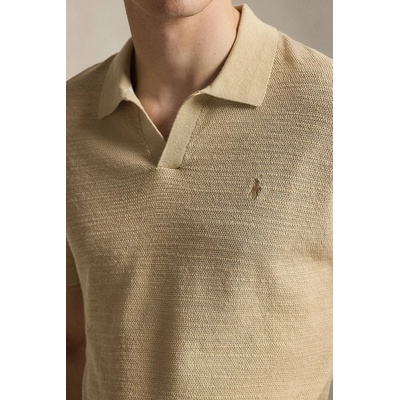 Ralph Lauren Тениска с яка с лен Polo Ralph Lauren (710B13891)