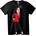 NOONEBRAND Тениска Уверена жена карикатура - 2XL, Black