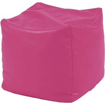 Image 1 of PUFRELAX Пуф, 80л. , Табуретка Куб - Roz, Еко кожа, Пълнеж от Полистиролни перли (PUF-G-C-AR-PNK)