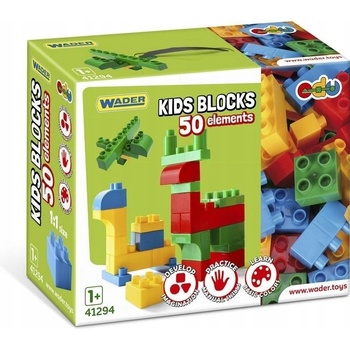 Wader 41294 Kids Blocks 50 ks