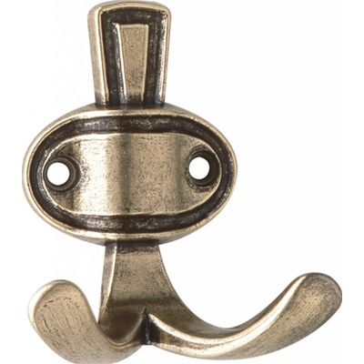 Háček 1097 staromosazný brynýrovaný 76 mm x 68 mm x 45,5 mm