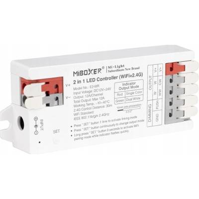 LED regulátor WiFi 2 v 1 12-24VDC 12A CCT MONO