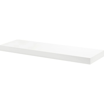 Nástenná polica Dolle Big Boy / 90 x 25 x 5 cm / nosnosť 30 kg / kompozitný materiál / biela