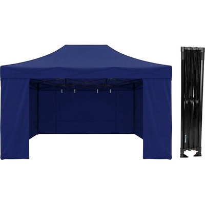 TENTino STEEL HEXAGON 3x4, 5 m 8A - MODRÁ