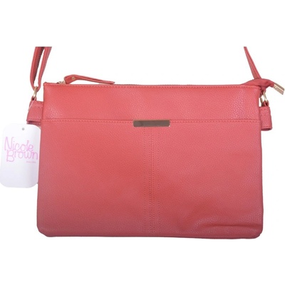 Nicole Brown elegantní kabelka JBFB 354 červená