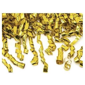 Konfety Tuba so serpentínami zlaté
