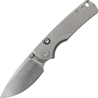 Vosteed Porcupine TiSlim 154CM Satin, Gray Titanium Top Liner Lock A4801