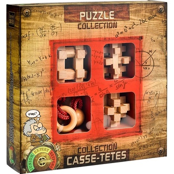 Eureka Комплект дървени логически пъзели Eureka - 4 Wood Puzzles Set, Extreme (473368)