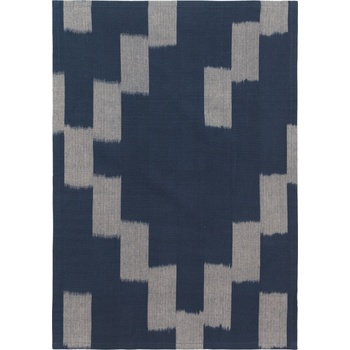 Ferm Living Малка кухненска кърпа Ikat 50 x 70 см синьо-сива (1104270942)