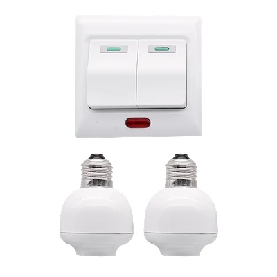 ELMARK Rf БЕЗЖИЧЕН КЛЮЧ С ДВА КАНАЛА + 2xe27 (99104)