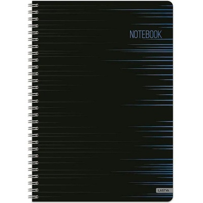 Lastva Тетрадка със спирала LASTVA Dark, A5, 100 л (10502221)