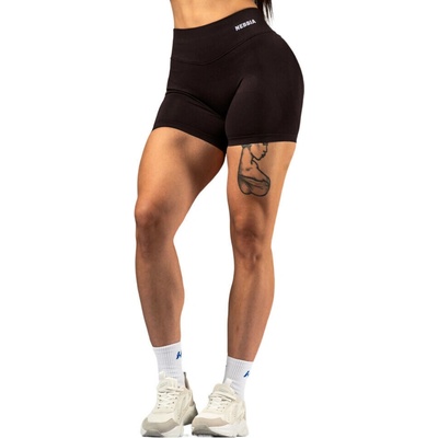 Nebbia High-Waist Push-Up Shorts POWER 893 Dark Brown