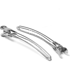 BraveHead Chrome Long Hair Clips