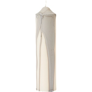 ferm LIVING Dryp Pillar свещ, 20 см, сива (1104271898)