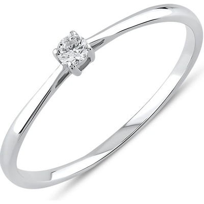 Lillian Vassago Zásnubní diamantový prsten z bílého zlata LLV59 DR034W