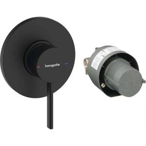 Hansgrohe Zesis S - Душ-смесител за вграждане, с корпус, матово черно 74618670 (74618670)