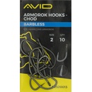 Avid Carp Armorok Chod Barbless vel.4 10 ks