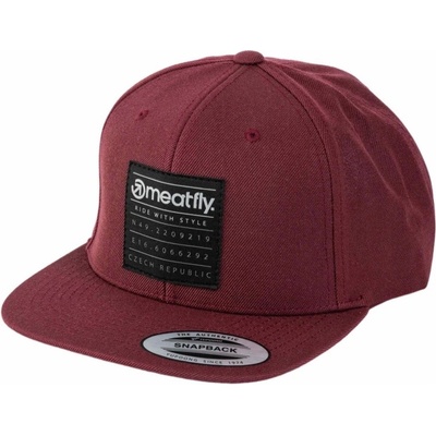 Meatfly Hornet Snapback tmavo červená