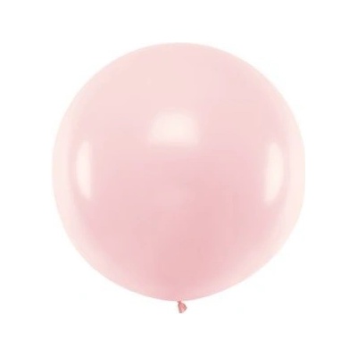 Okrúhly balón 1m pastel ružový