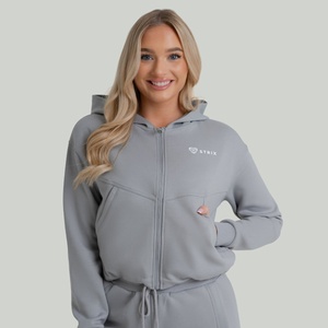GymBeam STRIX Дамски суичър с цип ZOA Smoke S