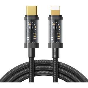 JOYROOM Кабел Joyroom S-CL020A12, USB-C към Lightning, 20W, 1.2m, Черен (S-CL020A12-black)