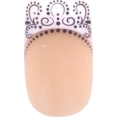 Divine cosmetics BN1 Umelé nechty dekorované 24 ks