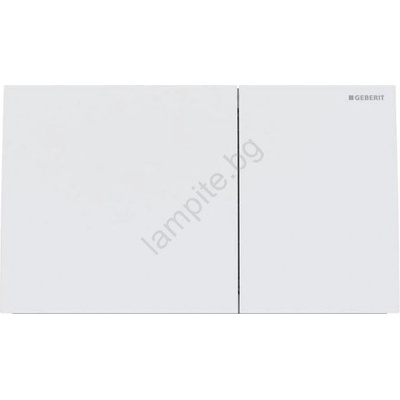 Geberit 115.622. JT. 1 - Бутон за смиване Sigma70 25x14, 6 cm матово бяло (GB0082)