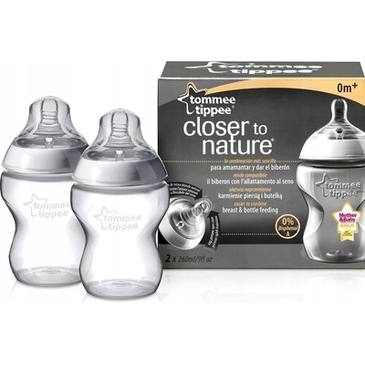 Tomme Tippee Fľaša C2N 260 ml 2ks