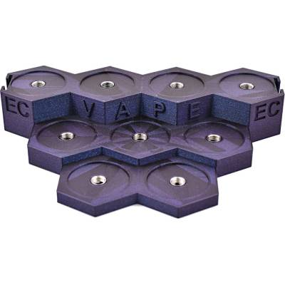 EC-ORIGINAL Stolní stojánek šestihran pro atomizéry 9 x 510 závit Magická vodoo