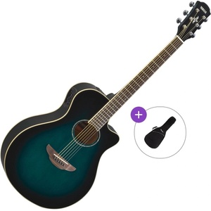Yamaha APX600 Basic SET Oriental Blue Burst Електро-акустична китара Джъмбо