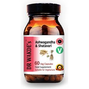 DR WAKDE’s Ашваганда и Шатавари (Ashwagandha & Shatavari) - за имунитет, енергия и издръжливост, 60 капсули (HS013 (131487))