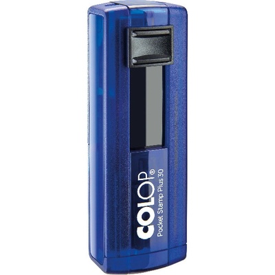 Печат джобен правоъгълен Colop PS Plus 30 Син (1924057-06-1010130026)