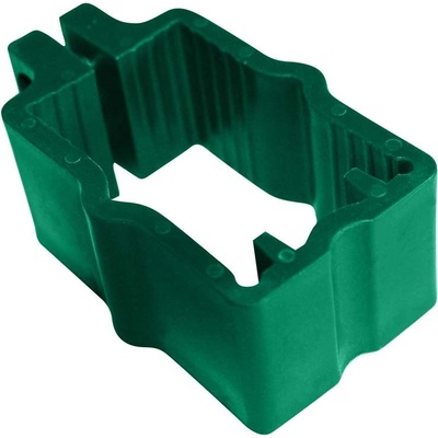 Objímka PVC na sloupky 60x40 mm pro panely PILOFOR, zelená