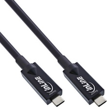 InLine 11.42.9057 USB 10Gbps (3.2 gen 2) AOC USB C(M) - USB C(M), PD 60W, 7,5m, černý