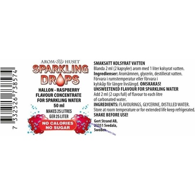 Prestige Malinový sirup bez cukru 50 ml