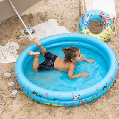 Swim Essentials Swim Essentials: Комплект надуваем басейн Ø120см. с пояс и топка за деца от 1г (SWE-2020SE465)