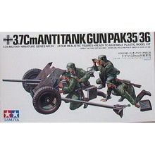 Tamiya 3 7Cm Antitank Gun PAK 35/36 35035 1:35