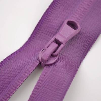 Takoy Zip Sarah voděodolný se dvěma jezdci 5 mm - fialová 80 cm-NS-12137