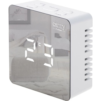 Camry Будилник с часовник Camry CR 1150, USB, бял (CR 1150 white)