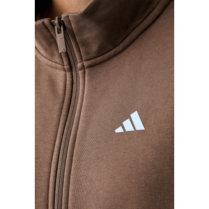 Adidas суичър с цип дамски с памук Essentials (KY1910)