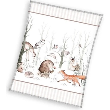 SONNE Детско одеяло Горски животни 10x140cm (PAT30943)